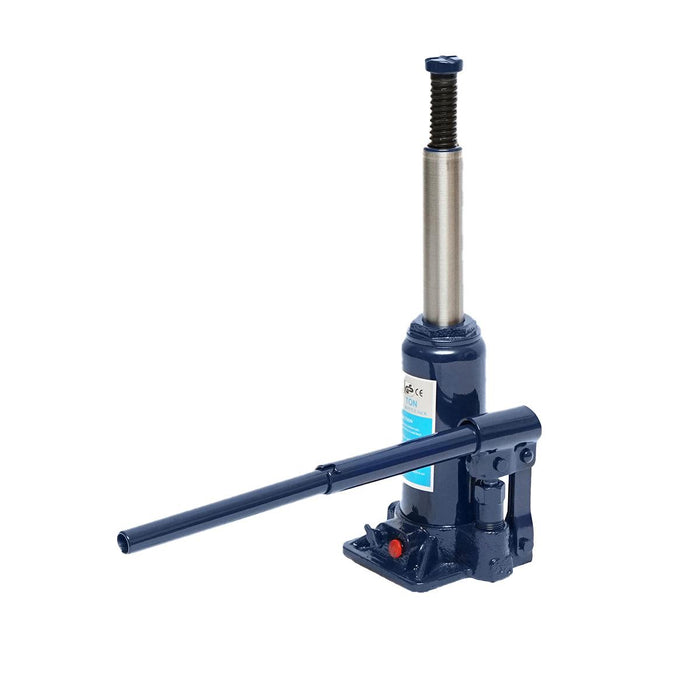 Cric a bottiglia idraulico 4 tonnellate Martinetto Idraulico Jack Bottiglia 4 Ton Valvola di Sovraccarico