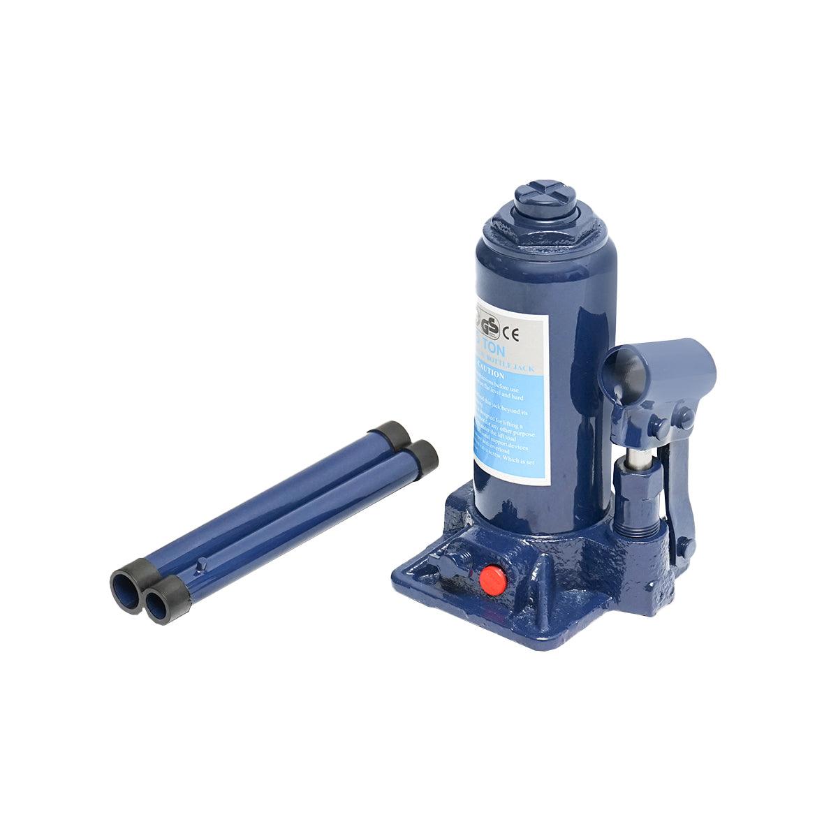 Cric a bottiglia idraulico 5 tonnellate Martinetto Idraulico Jack Bottiglia 5 Ton Valvola di Sovraccarico