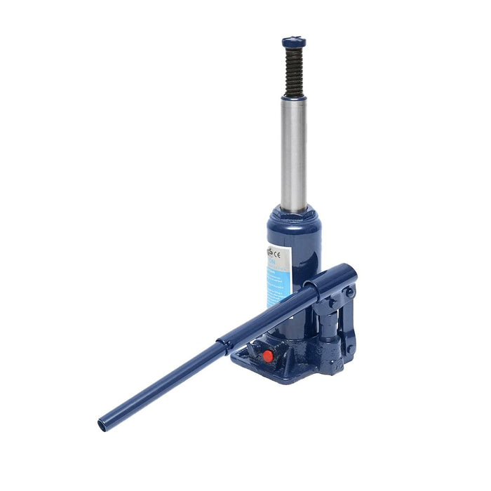 Cric a bottiglia idraulico 5 tonnellate Martinetto Idraulico Jack Bottiglia 5 Ton Valvola di Sovraccarico