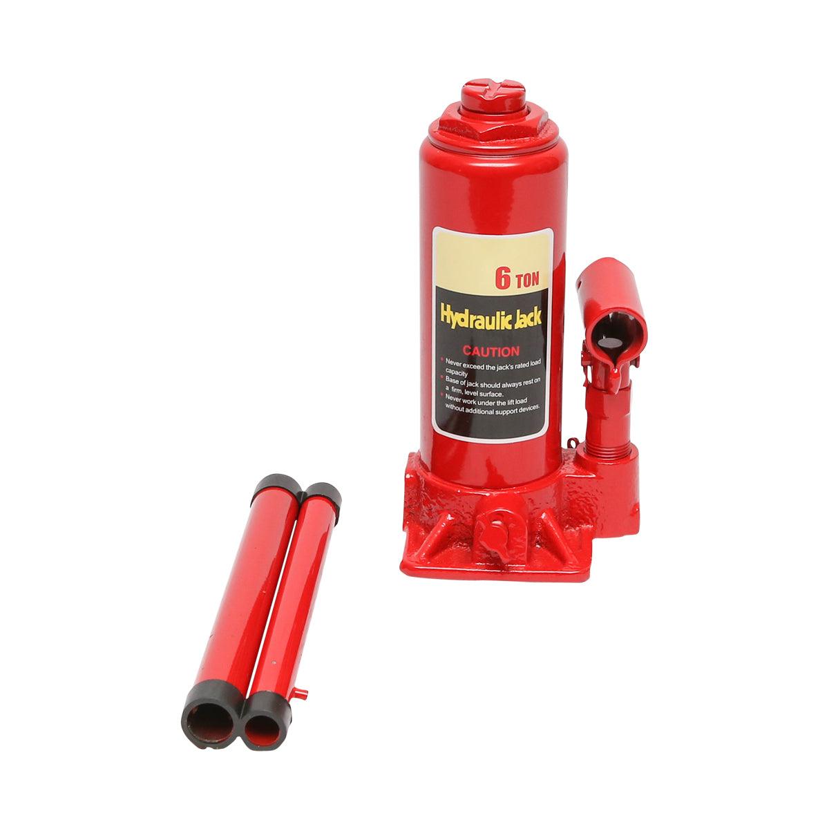 Cric a bottiglia idraulico 6 tonnellate Martinetto Idraulico Jack Bottiglia 6 Ton