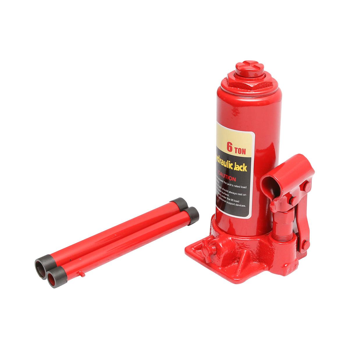 Cric a bottiglia idraulico 6 tonnellate Martinetto Idraulico Jack Bottiglia 6 Ton