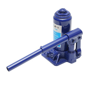 Cric a bottiglia idraulico Doppio Pistone 2 tonnellate Martinetto Idraulico Jack Bottiglia 2 Ton