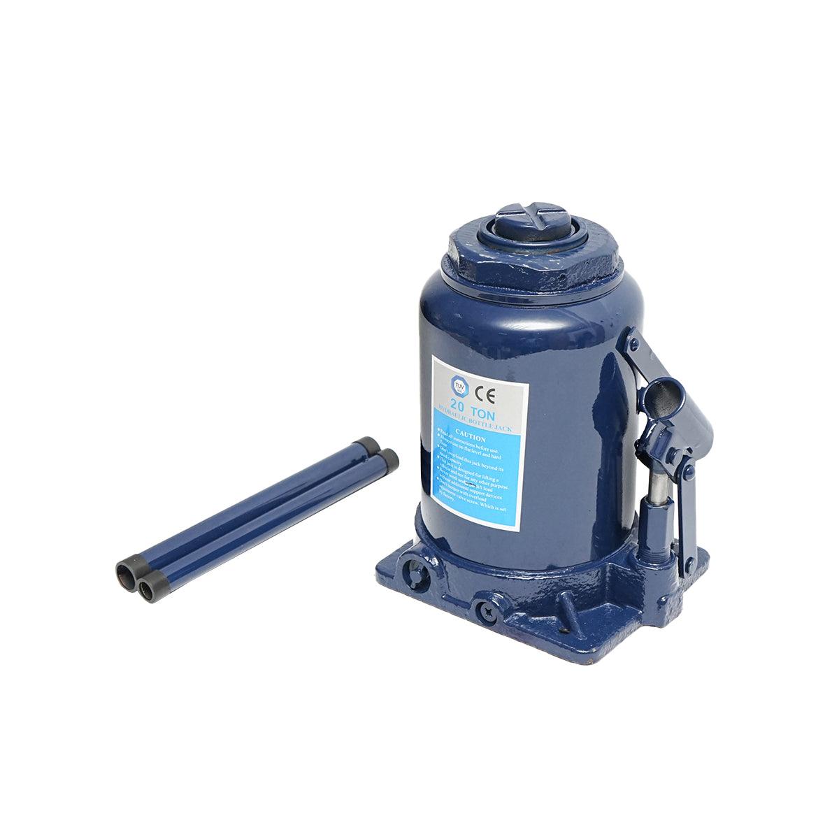 Cric a bottiglia idraulico Doppio Pistone 20 tonnellate Martinetto Idraulico Jack Bottiglia 20 Ton