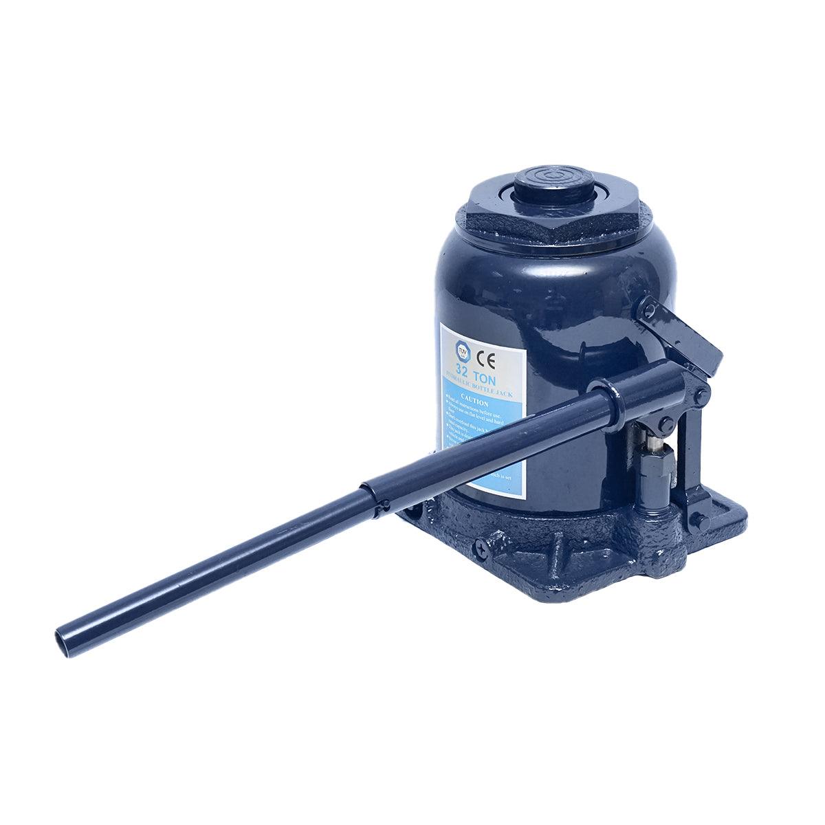 Cric a bottiglia idraulico Doppio Pistone 32 tonnellate Martinetto Idraulico Jack Bottiglia 32 Ton