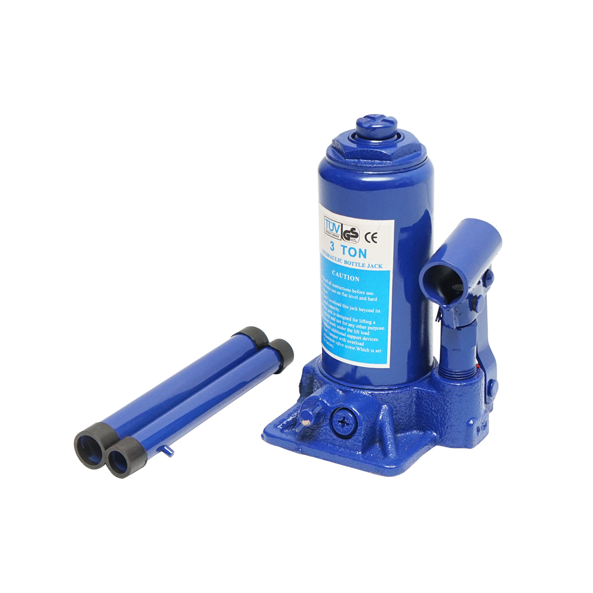 CRIC A BOTTIGLIA IDRAULICO Martinetto idraulico a doppio pistone 3 tonnellate 153mm