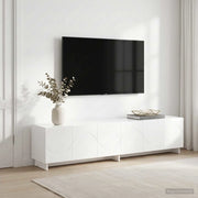 Supporto TV 179.5 x 34.5 x 40 cm Bianco Lucido 8011589
