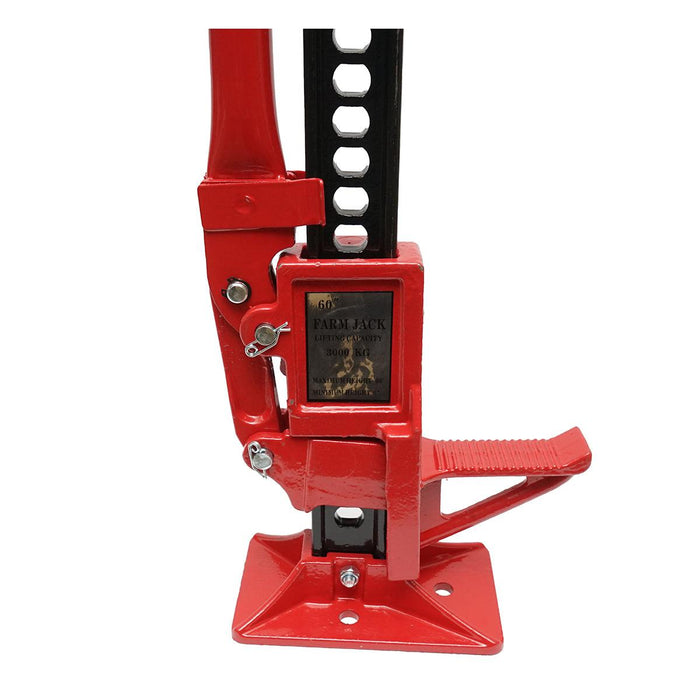 Cric sollevatore OFF ROAD FARM 60 pollici carico massimo 3 tonnellate Cric Fuoristrada Binda meccanica 60" per fuoristrada e quad