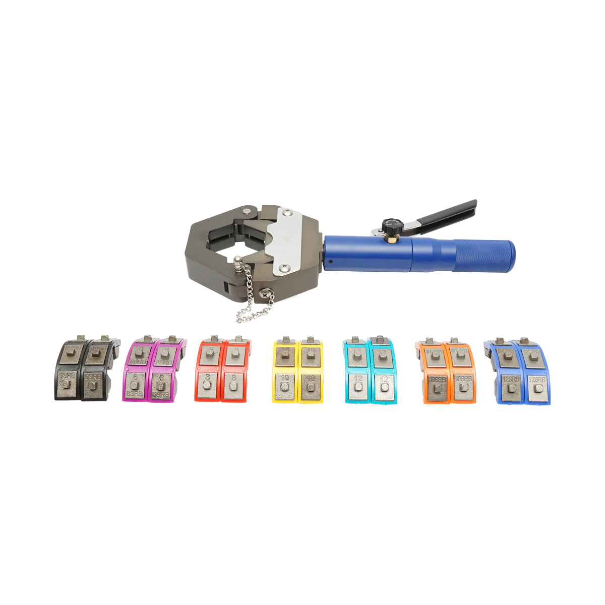 Crimpatrice Idraulica KIT Pinza/pressa per tubi idraulici 80Kn