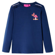 Maglietta per Bambini a Maniche Lunghe Blu Marino 116cod mxl 108353