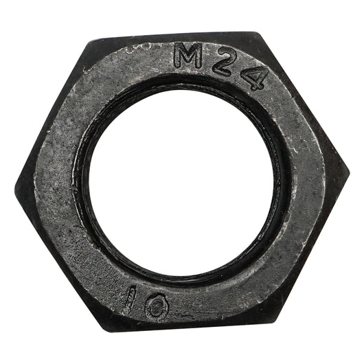 Dado esagonale nero DIN 934 M24x2 G10 25 pz/conf