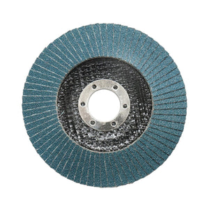 10 Dischi Lamellari Zirconio 115mm P100 per Acciaio INOX Metallo, Dischi Abrasivi, Disco Lamellare Breckner Germany