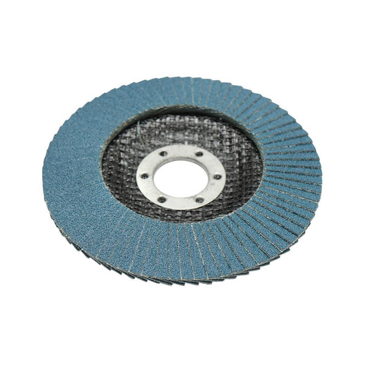 10 Dischi Lamellari Zirconio 115mm P120 per Acciaio INOX Metallo, Dischi Abrasivi, Disco Lamellare Breckner Germany