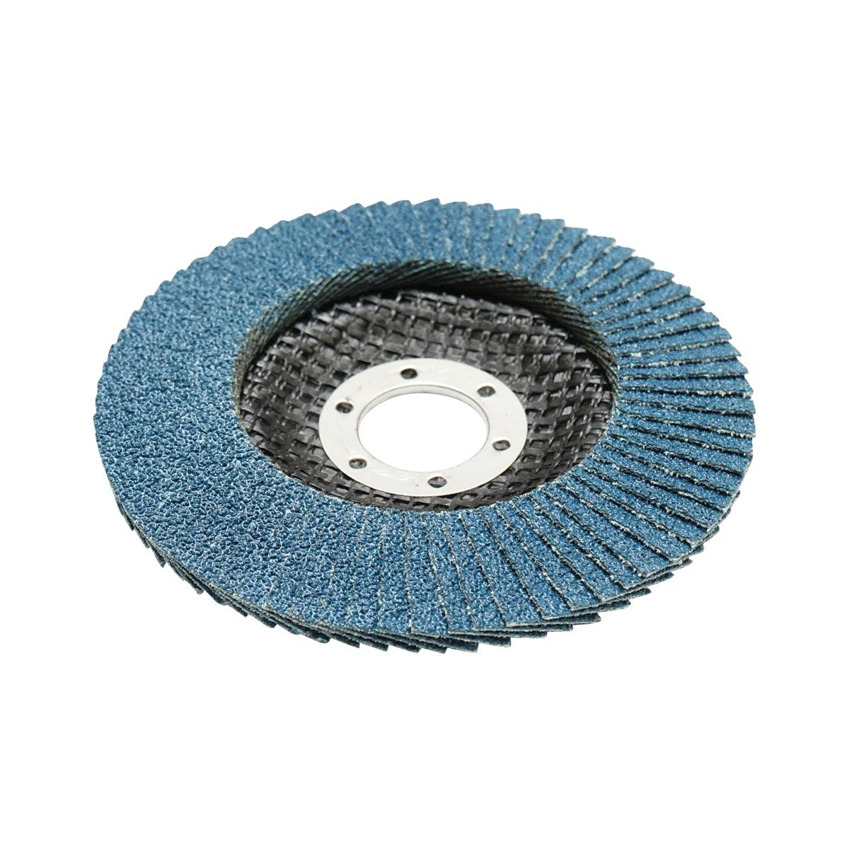 10 Dischi Lamellari Zirconio 115mm P60 per Acciaio INOX Metallo, Dischi Abrasivi, Disco Lamellare Breckner Germany