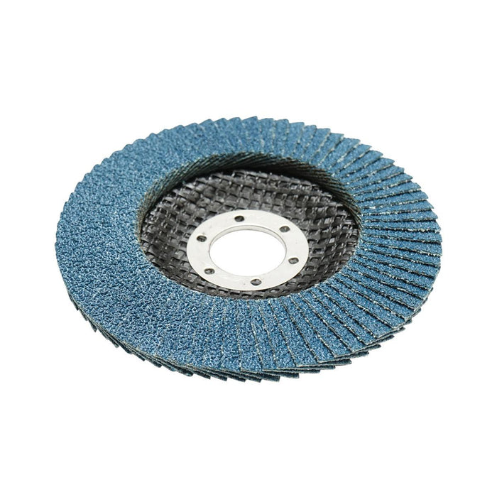 10 Dischi Lamellari Zirconio 115mm P60 per Acciaio INOX Metallo, Dischi Abrasivi, Disco Lamellare Breckner Germany