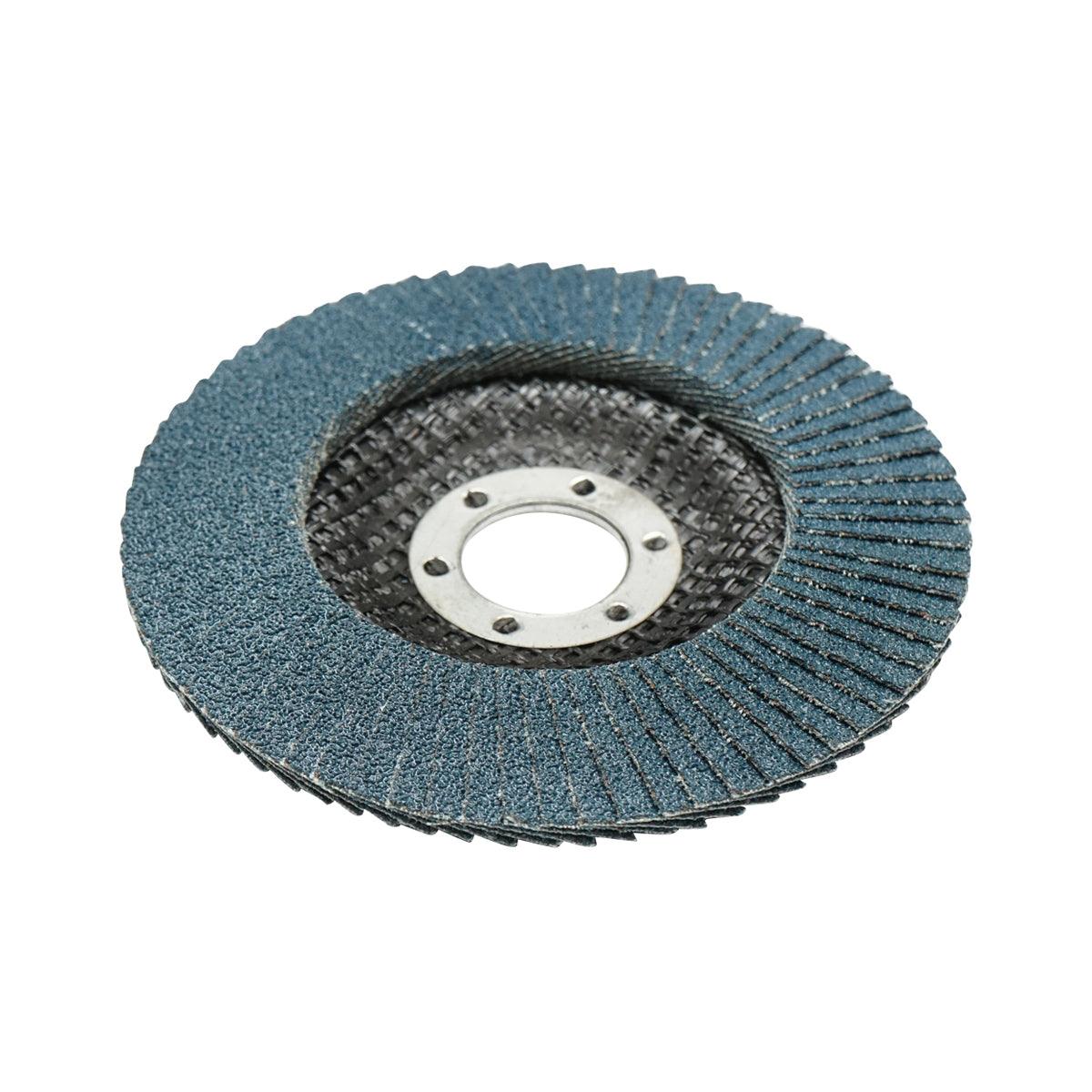 10 Dischi Lamellari Zirconio 115mm P80 per Acciaio INOX Metallo, Dischi Abrasivi, Disco Lamellare Breckner Germany