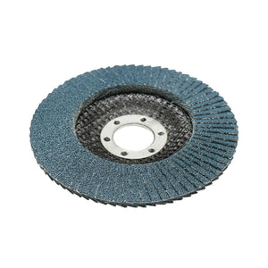 10 Dischi Lamellari Zirconio 115mm P80 per Acciaio INOX Metallo, Dischi Abrasivi, Disco Lamellare Breckner Germany