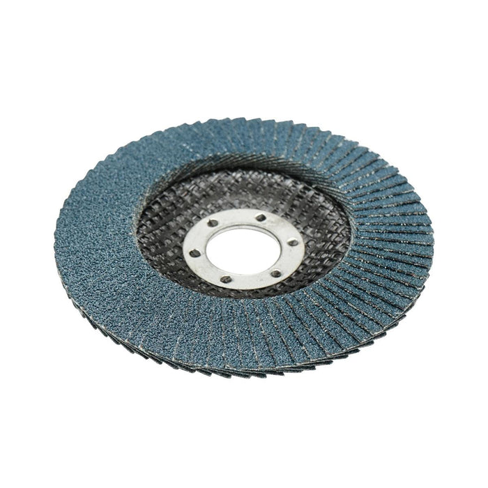 10 Dischi Lamellari Zirconio 115mm P80 per Acciaio INOX Metallo, Dischi Abrasivi, Disco Lamellare Breckner Germany