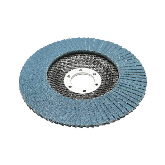 10 Dischi Lamellari Zirconio 125mm P100 per Acciaio INOX Metallo, Dischi Abrasivi, Disco Lamellare Breckner Germany