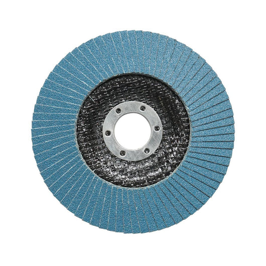 10 Dischi Lamellari Zirconio 125mm P120 per Acciaio INOX Metallo, Dischi Abrasivi, Disco Lamellare Breckner Germany