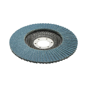 10 Dischi Lamellari Zirconio 125mm P80 per Acciaio INOX Metallo, Dischi Abrasivi, Disco Lamellare Breckner Germany