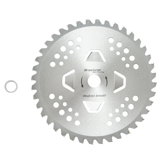 Disco circolare vidia 255x25.4x1.3mm, 40 denti per decespugliatore a spalla Breckner Germany