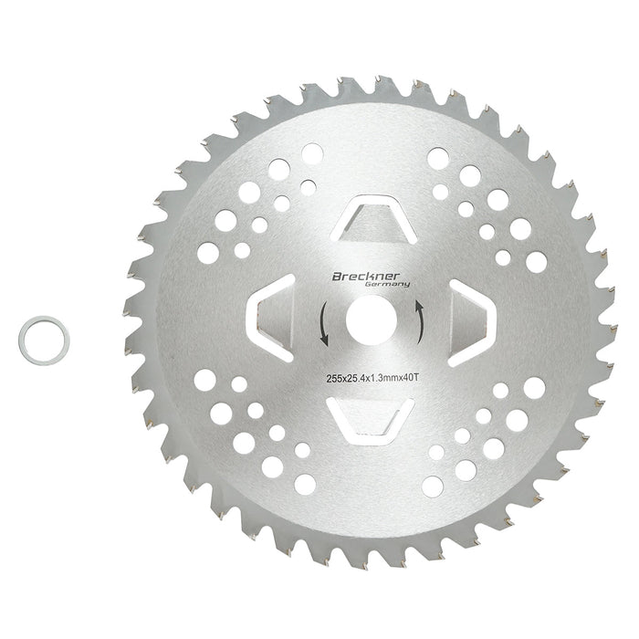 Disco circolare vidia 255x25.4x1.3mm, 40 denti per decespugliatore a spalla Breckner Germany