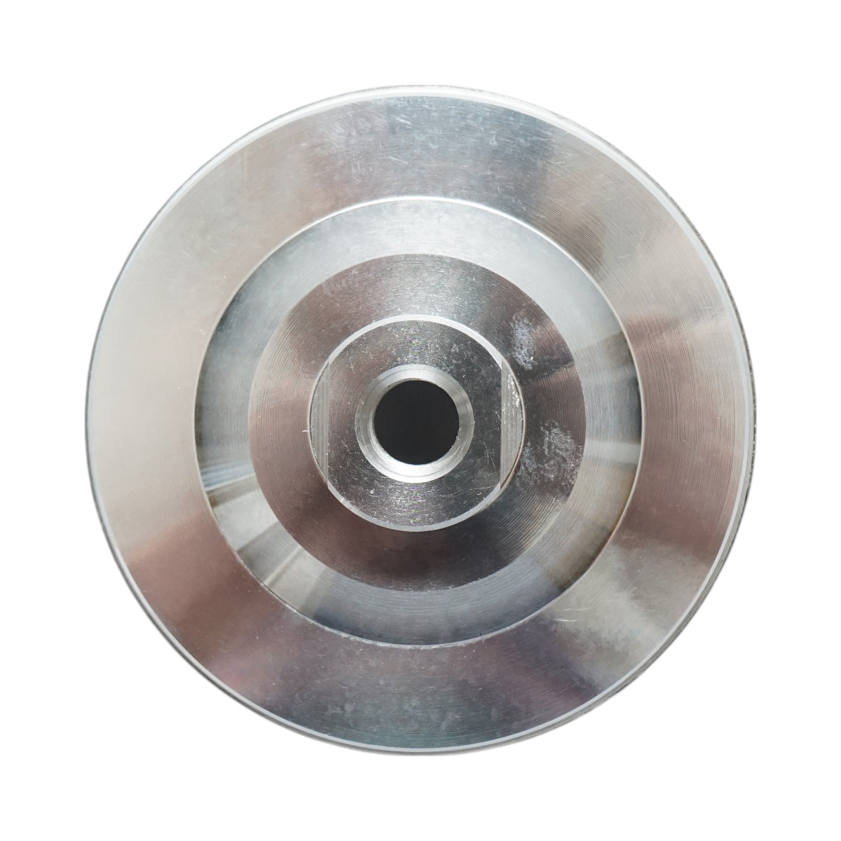 Disco diamantato a tazza segmentata turbo da 100 mm, filettatura M14, alluminio grezzo per la levigatura del marmo Breckner Germany