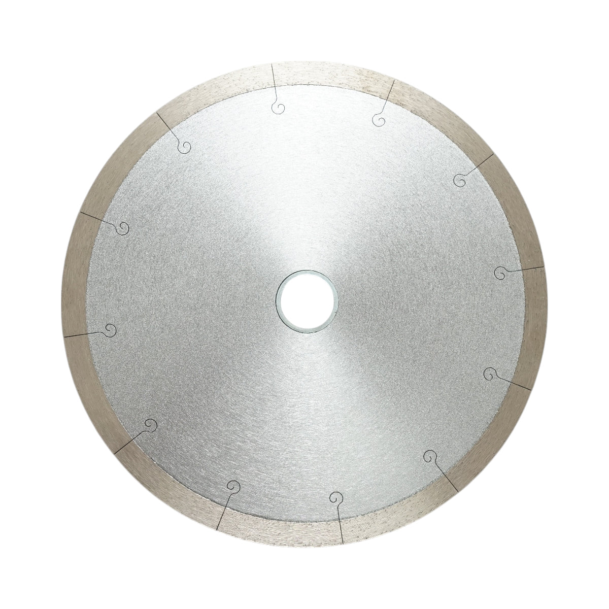 Disco diamantato frazionato continuo 230x30/25,4 mm, segmento 10 mm per piastrelle, maiolica, ceramica dura, marmo Breckner Germany