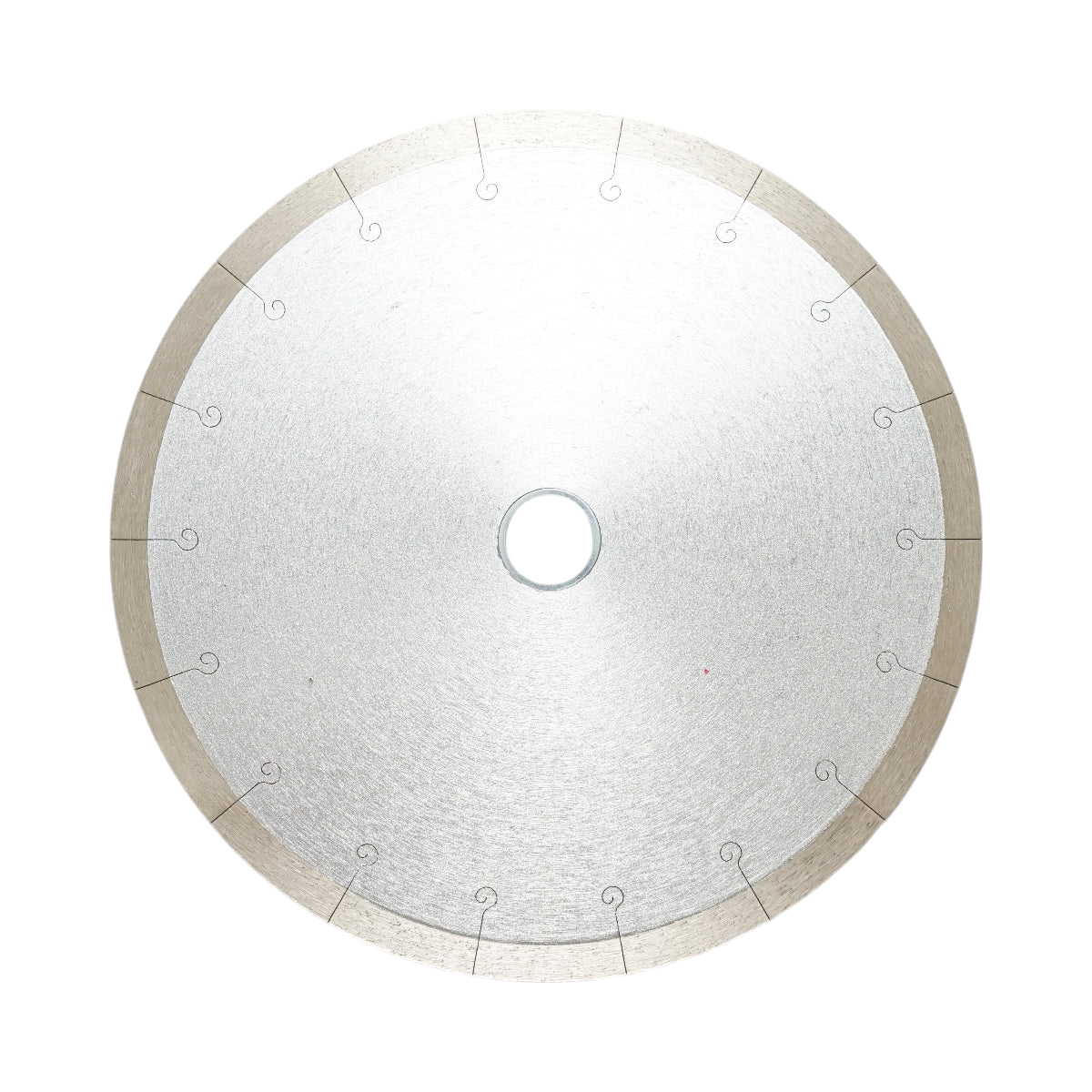 Disco diamantato frazionato continuo 250x30/25,4 mm, segmento 10 mm per piastrelle, maiolica, ceramica dura, marmo Breckner Germany