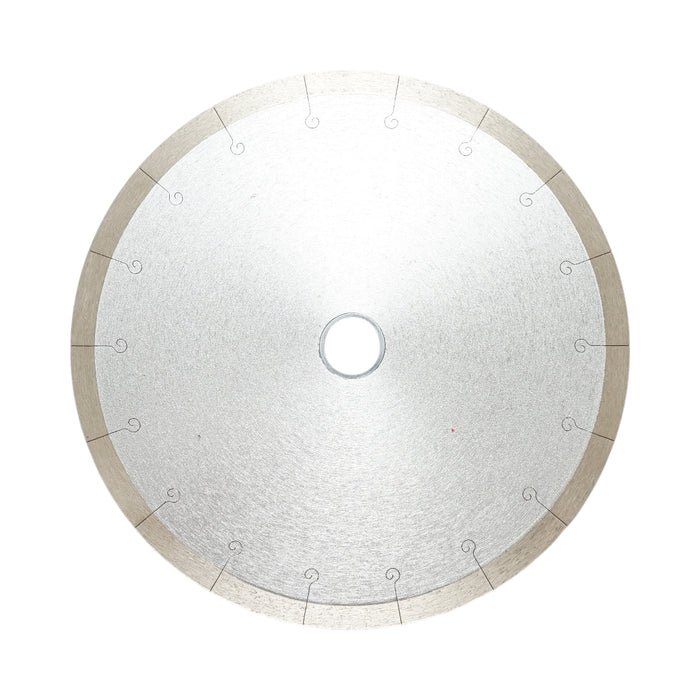 Disco diamantato frazionato continuo 250x30/25,4 mm, segmento 10 mm per piastrelle, maiolica, ceramica dura, marmo Breckner Germany