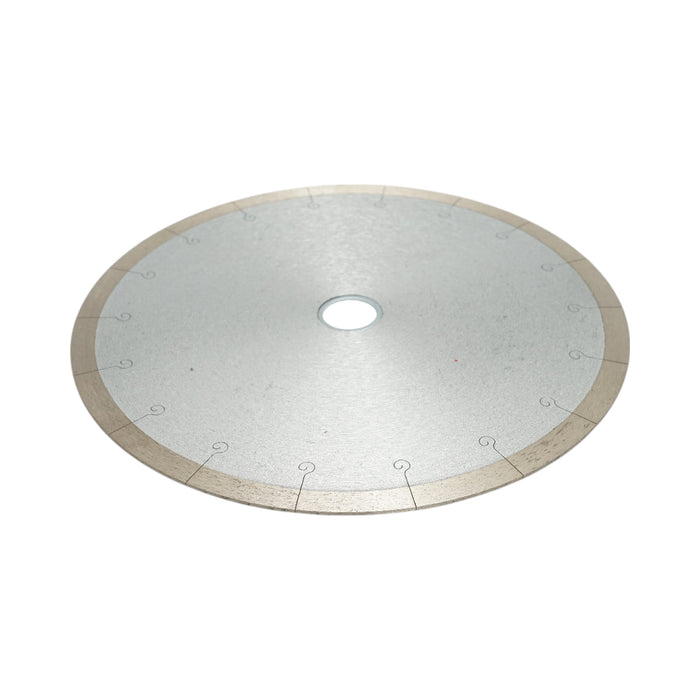 Disco diamantato frazionato continuo 250x30/25,4 mm, segmento 10 mm per piastrelle, maiolica, ceramica dura, marmo Breckner Germany