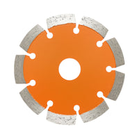 Disco diamantato segmentato 115x22,23 mm, segmento 10 mm per mattoni, calcestruzzo, muratura, archi, pietra Breckner Germany