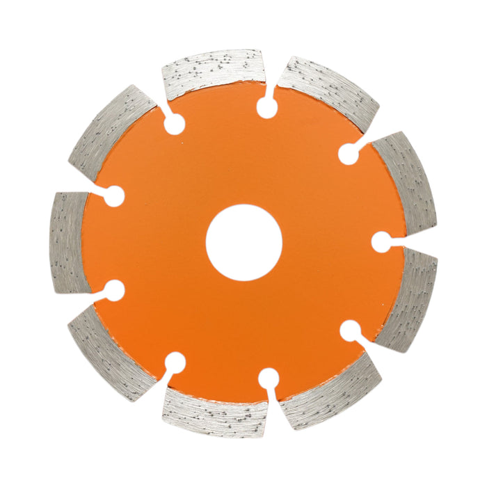 Disco diamantato segmentato 115x22,23 mm, segmento 10 mm per mattoni, calcestruzzo, muratura, archi, pietra Breckner Germany
