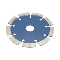 Disco diamantato segmentato 125x22,23 mm, segmento da 12 mm per calcestruzzo, pavimentazioni, mosaico, archi, mattoni Breckner Germany