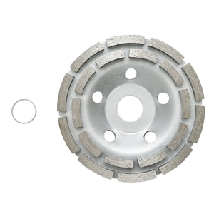 Disco diamantato segmentato 125x22.23mm per levigatura di calcestruzzo, granito e marmo Breckner Germany