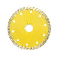 Disco diamantato sinterizzato turbo 125x22,23mm, max. velocità. 12200 giri/min, taglio a umido/a secco per pietra, arenaria, ceramica, marmo Crownman