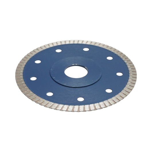 Disco diamantato turbo 115x22,23 mm, segmento 8 mm per piastrelle, maiolica, ceramica dura, marmo, granito Breckner Germany