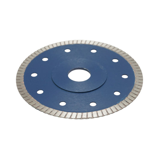 Disco diamantato turbo 125x22,23 mm, segmento 8 mm per piastrelle, maiolica, ceramica dura, marmo, granito Breckner Germany