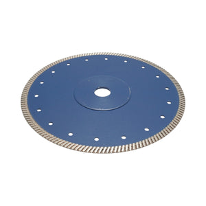 Disco diamantato turbo 250x25,4 mm, segmento 10 mm per piastrelle, maiolica, ceramica dura, marmo, granito Breckner Germany