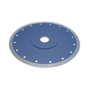 Disco diamantato turbo continuo 230x30/25,4 mm, segmento 10 mm per piastrelle, maiolica, ceramica dura Breckner Germany