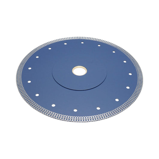 Disco diamantato turbo continuo 250x30/25,4 mm, segmento 10 mm per piastrelle, maiolica, ceramica dura Breckner Germany