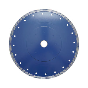 Disco diamantato turbo continuo 300x30/25,4 mm, segmento 10 mm per piastrelle, maiolica, ceramica dura Breckner Germany