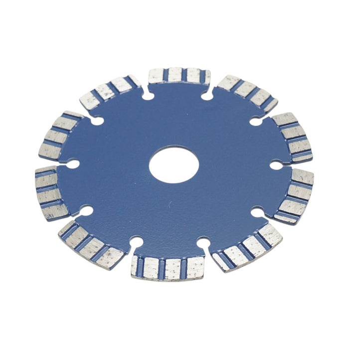 Disco diamantato turbo segmentato 125x22,23 mm, segmento 10 mm per cemento armato, pietra dura, autobloccanti Breckner Germany