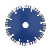 Disco diamantato turbo segmentato 150x22,23 mm, segmento 10 mm per cemento armato, pietra dura, autobloccanti Breckner Germany