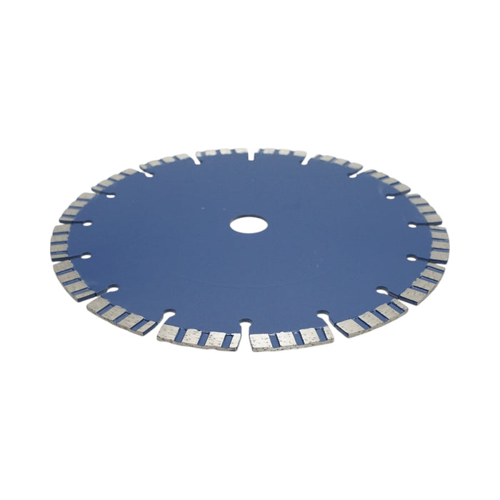 Disco diamantato turbo segmentato 230x22,23 mm, segmento 10 mm per cemento armato, pietra dura, autobloccanti Breckner Germany