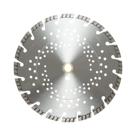 Disco diamantato turbo segmentato 300x30mm, segmento 10mm per cemento armato, pavimentazioni, archi, pietra dura Breckner Germany