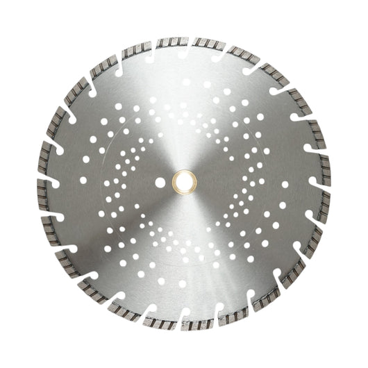 Disco diamantato turbo segmentato 350x30mm, segmento 10mm per cemento armato, pavimentazioni, archi, pietra dura Breckner Germany