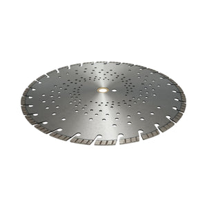 Disco diamantato turbo segmentato 400x30mm, segmento 10mm per cemento armato, pavimentazioni, archi, pietra dura Breckner Germany