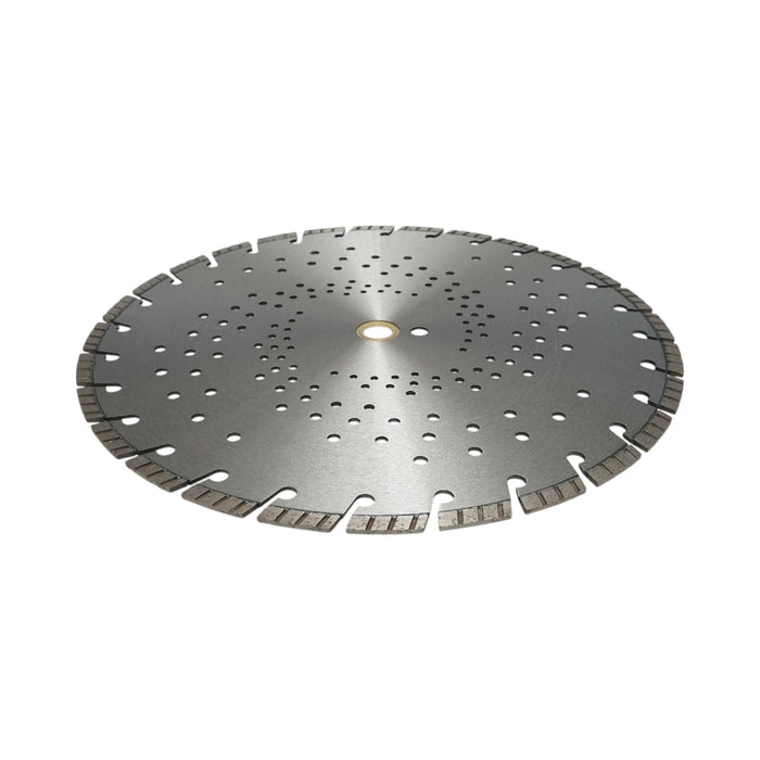 Disco diamantato turbo segmentato 400x30mm, segmento 10mm per cemento armato, pavimentazioni, archi, pietra dura Breckner Germany