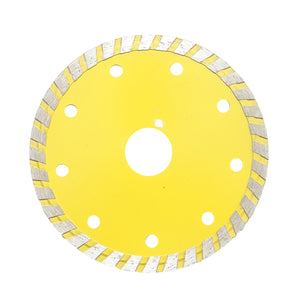 Disco diamantato turbo sinterizzato 115x22.23 mm, velocità massima 13.300 giri/min, taglio a umido/asciutto per pietra, gres, ceramica e marmo, Crownman